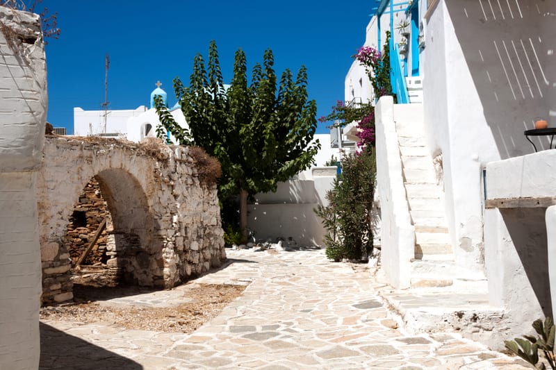 Antiparos Town & Venetian Castle