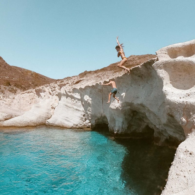 Antiparos Cliff Jumping